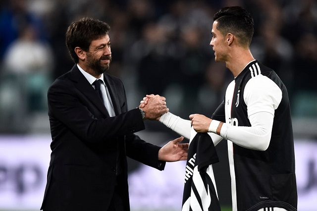 Agnelli e Ronaldo